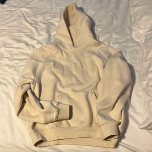 Fear Of God Essentials Cream Egg Shell Hoodie